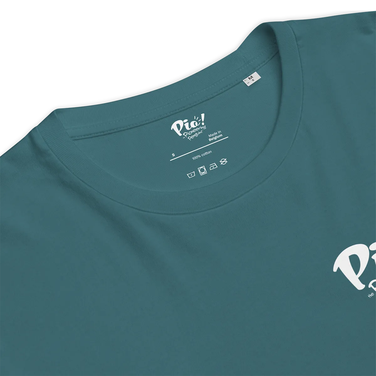Pio the Pioneering Penguin Logo | Organic T-Shirt - Pio The Pioneering Penguin