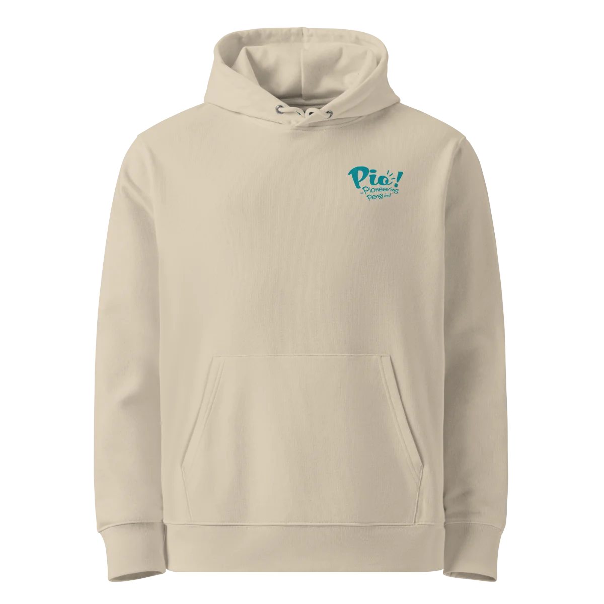 Pio Goes Camping Pouch Unisex Organic Hoodie