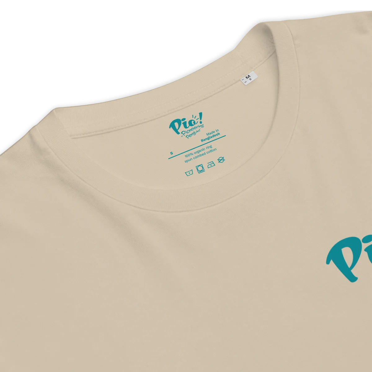 Pio Goes Camping Pouch Unisex Organic T-Shirt