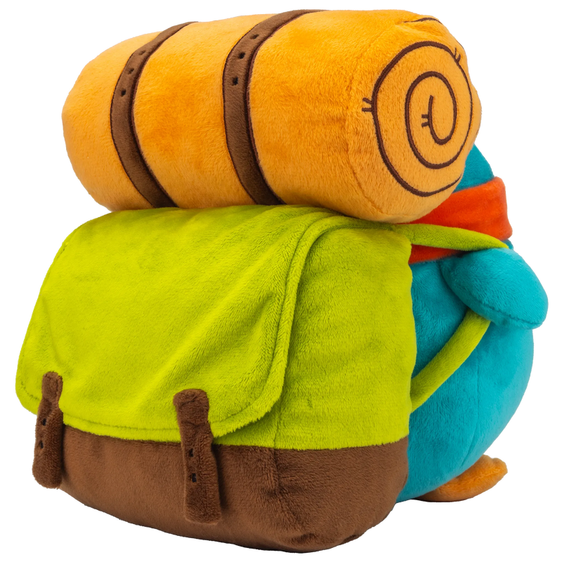 Right Rear Angle View of the Pio the Pioneering Penguin Plush